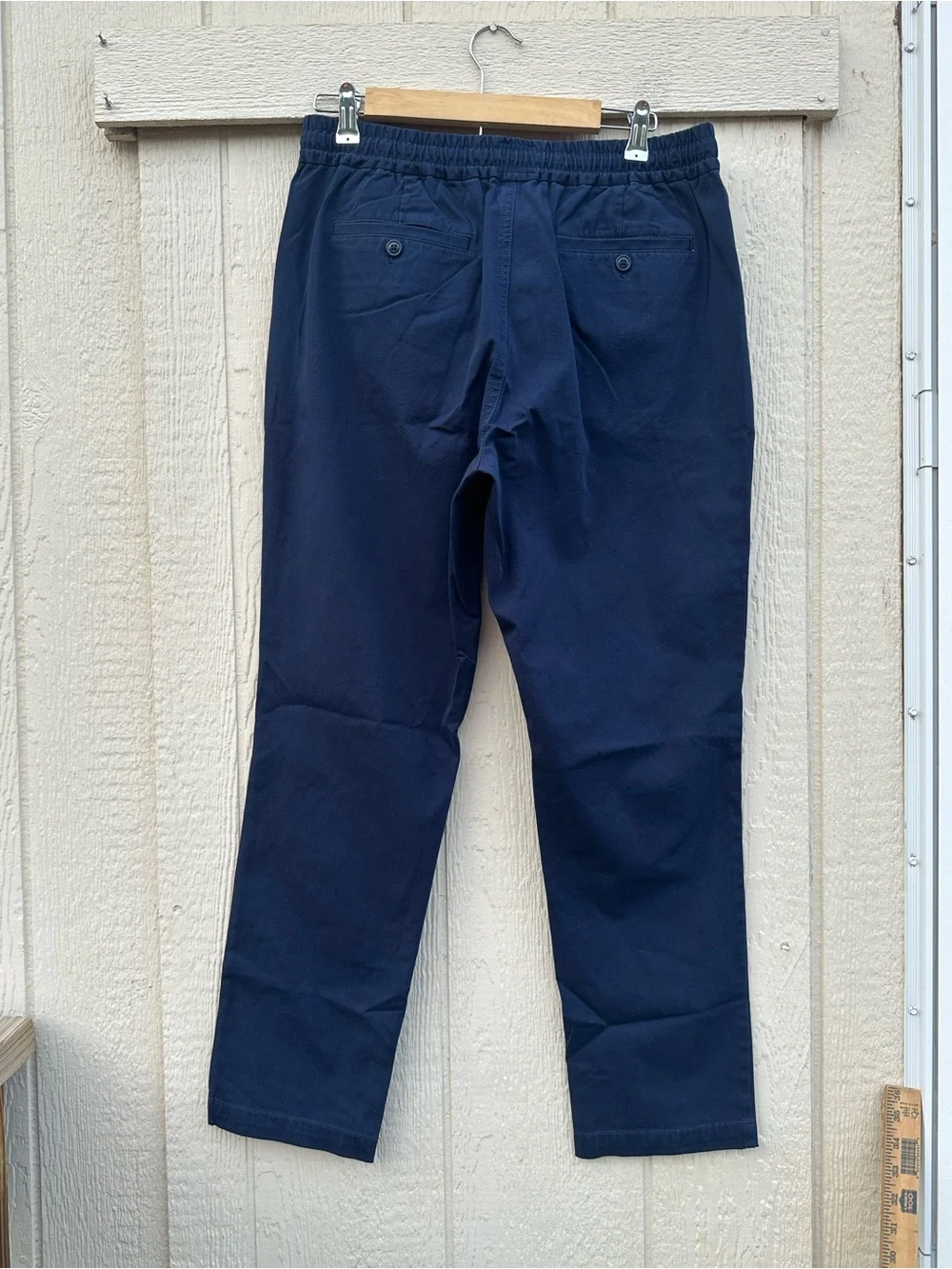 J.Crew Dock Pant Mens M Navy Blue New NWT Cotton Blend Stretch AV223